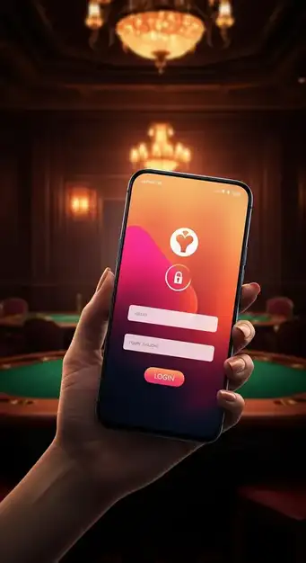 Schermafbeelding van de Betsixty Casino inlogpagina met velden voor e-mail en wachtwoord, en de optie om in te loggen met Google, wat de veilige toegang tot het platform benadrukt.
